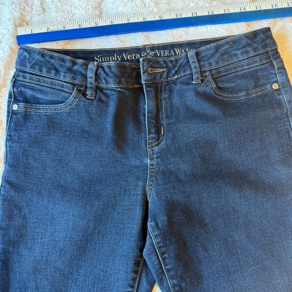 Simply Vera Vera Wang Denim Skinny Size 8 EUC A36 - Picture 1 of 6